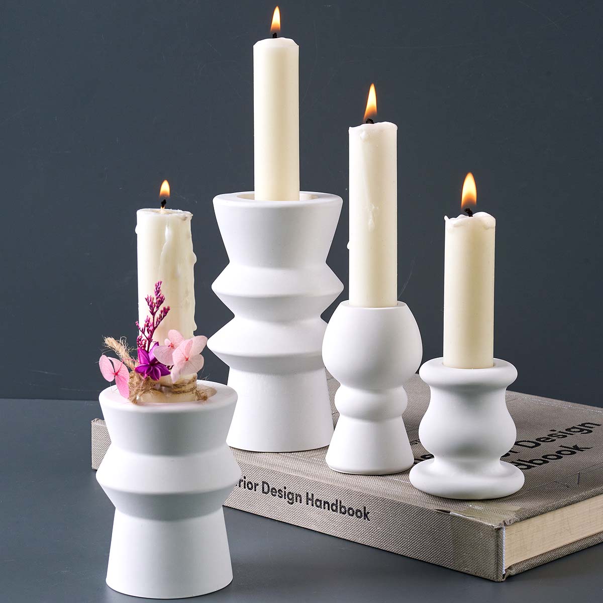 Candle Quotes - Bougeoir nordique en Silicone, moule à