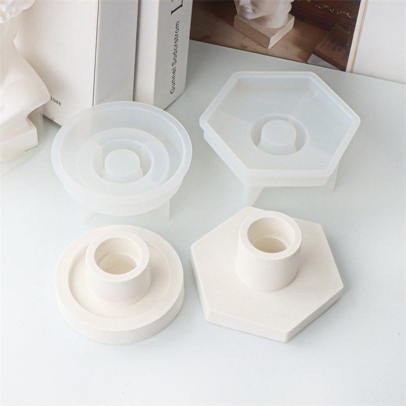 Candle Quotes - Moule en silicone pour bougeoir rond,