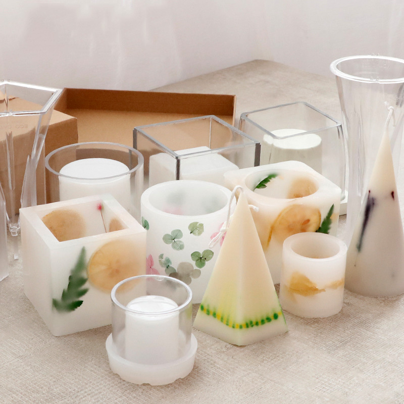 Candle Vessel Supplies - Moules acryliques de tasse de bougie