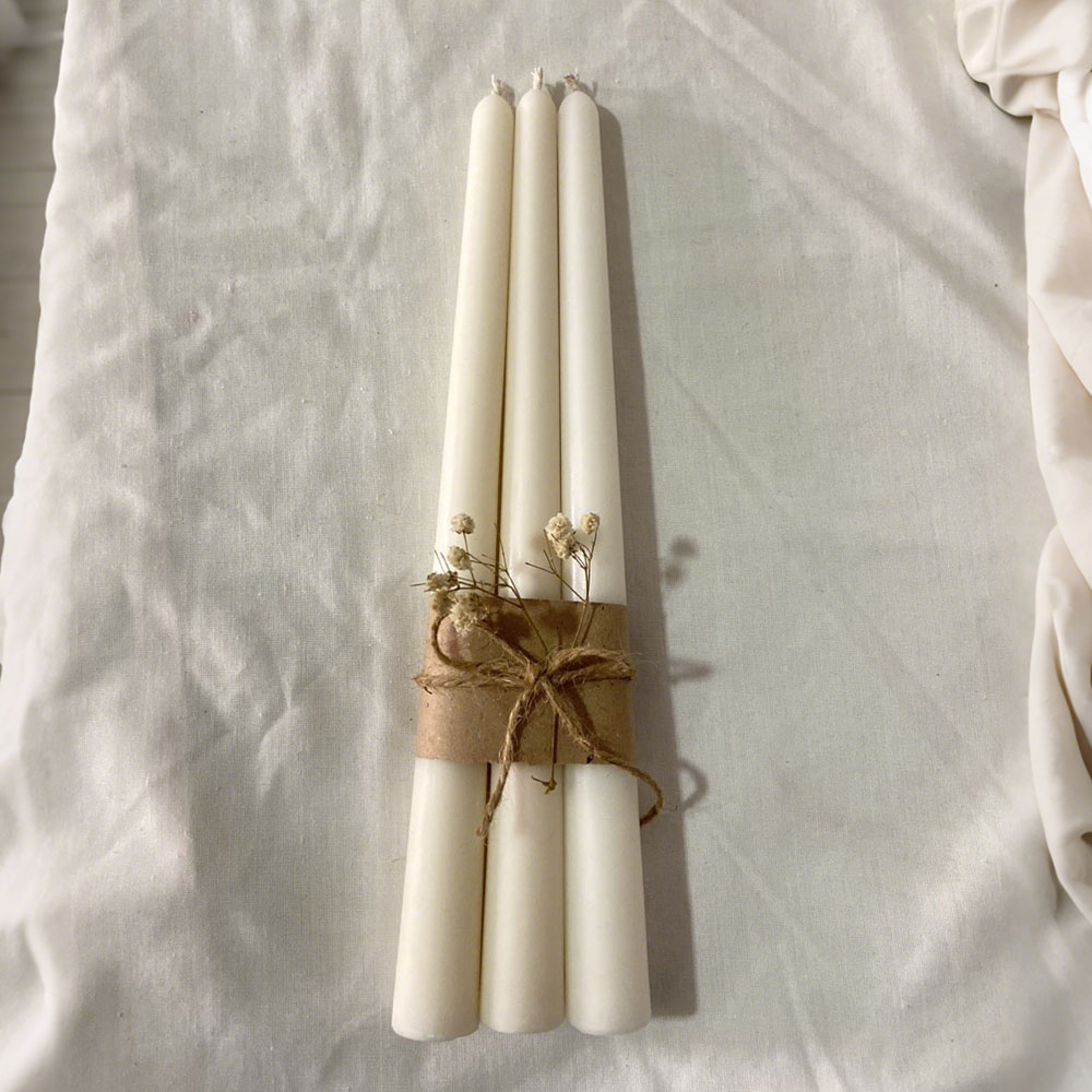 Candle Quotes - Moule acrylique pilier conique Simple, bougeoir