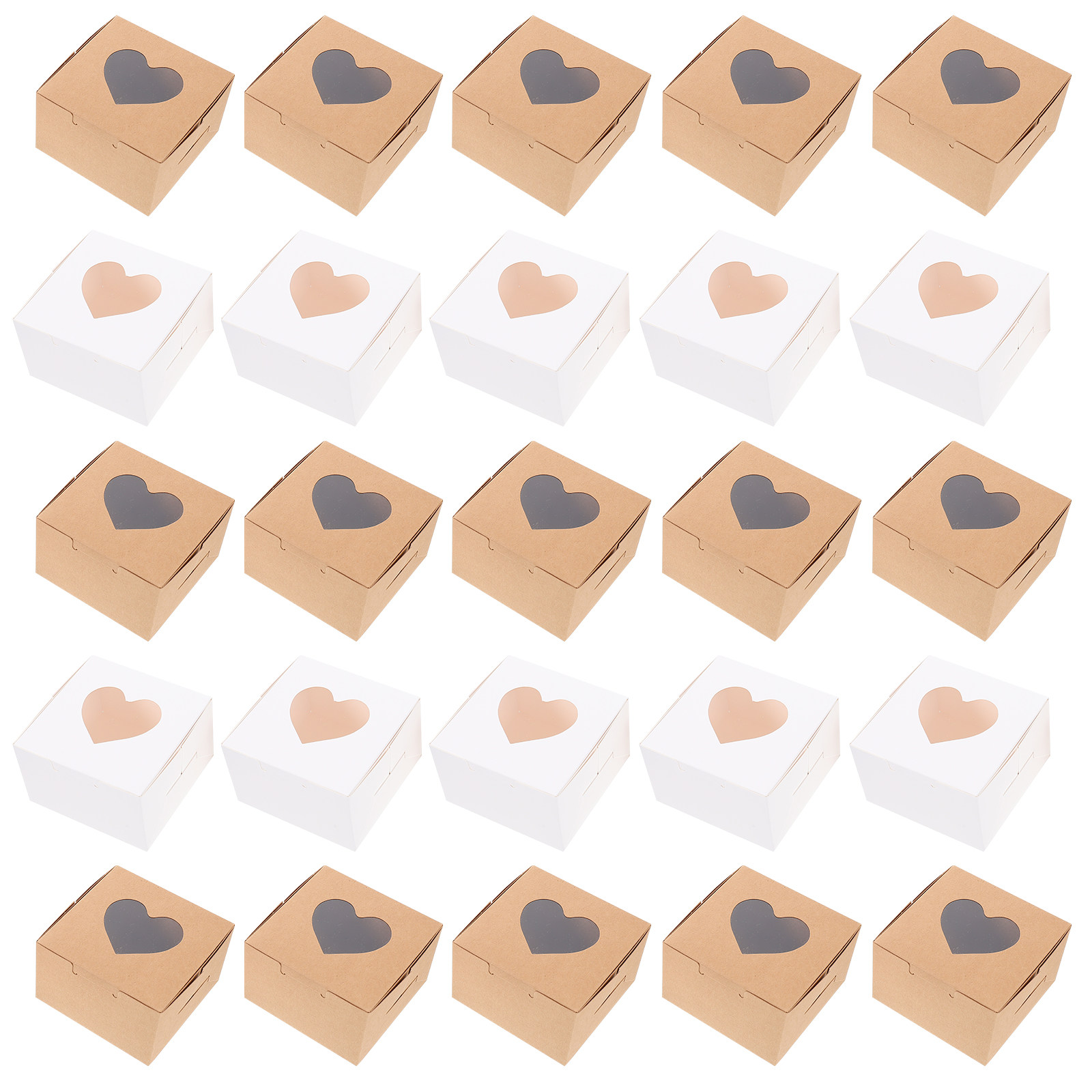 40 boîtes à gâteaux en papier  - Kraft Paper Box avis et prix