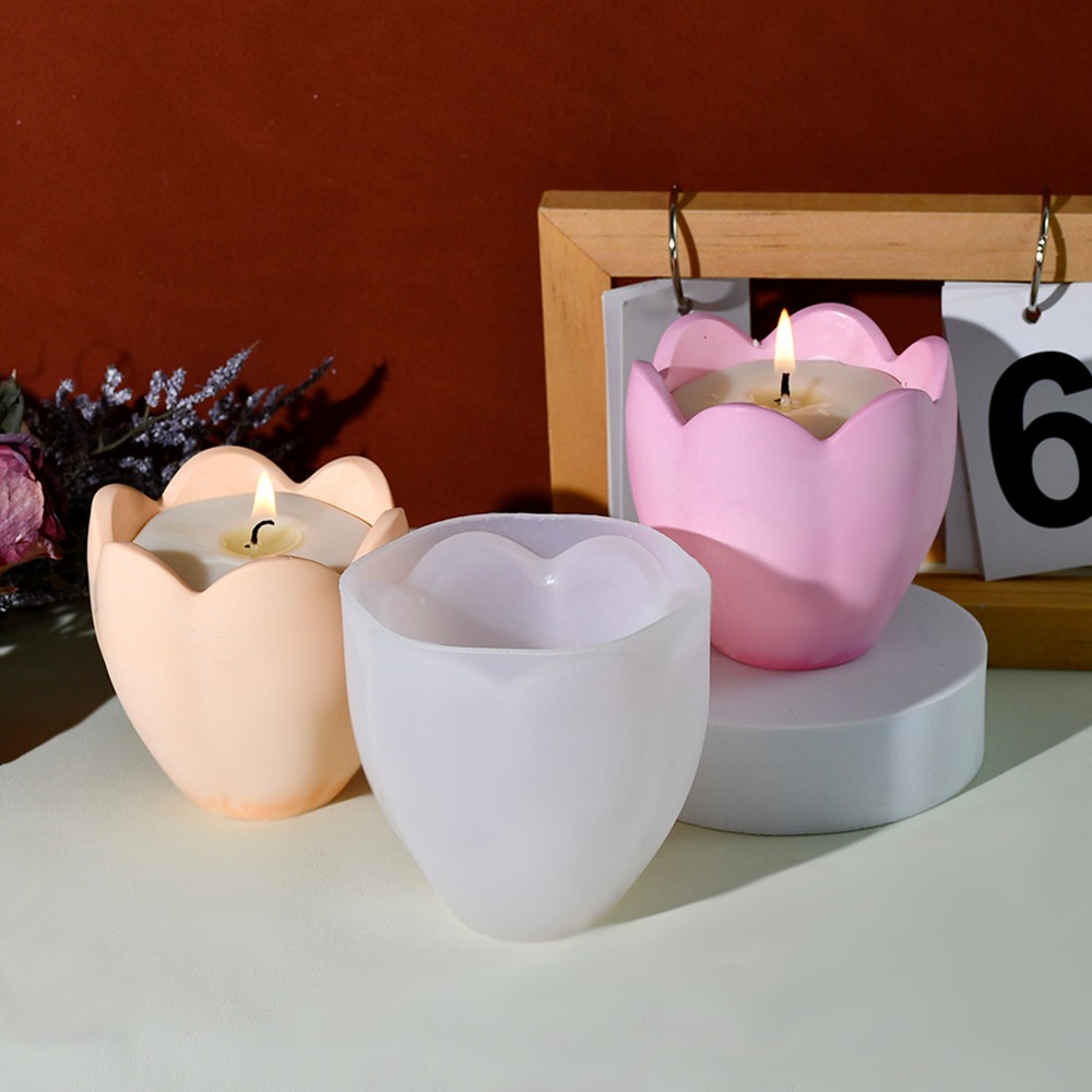 Bougeoir tulipe avec moules en - Candle Quotes avis et prix