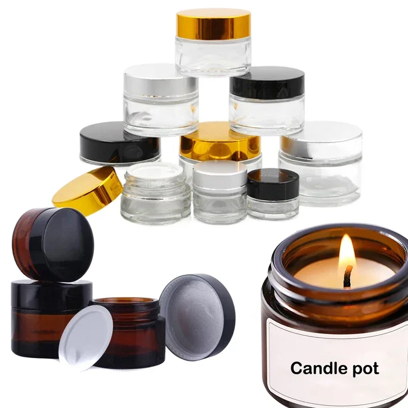 Mini pots de crèmes ronds en v - Candle Supplies Glass Jars avis et prix