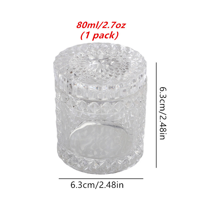 Pot en verre transparent mini  - Candle Supplies Glass Jars avis et prix