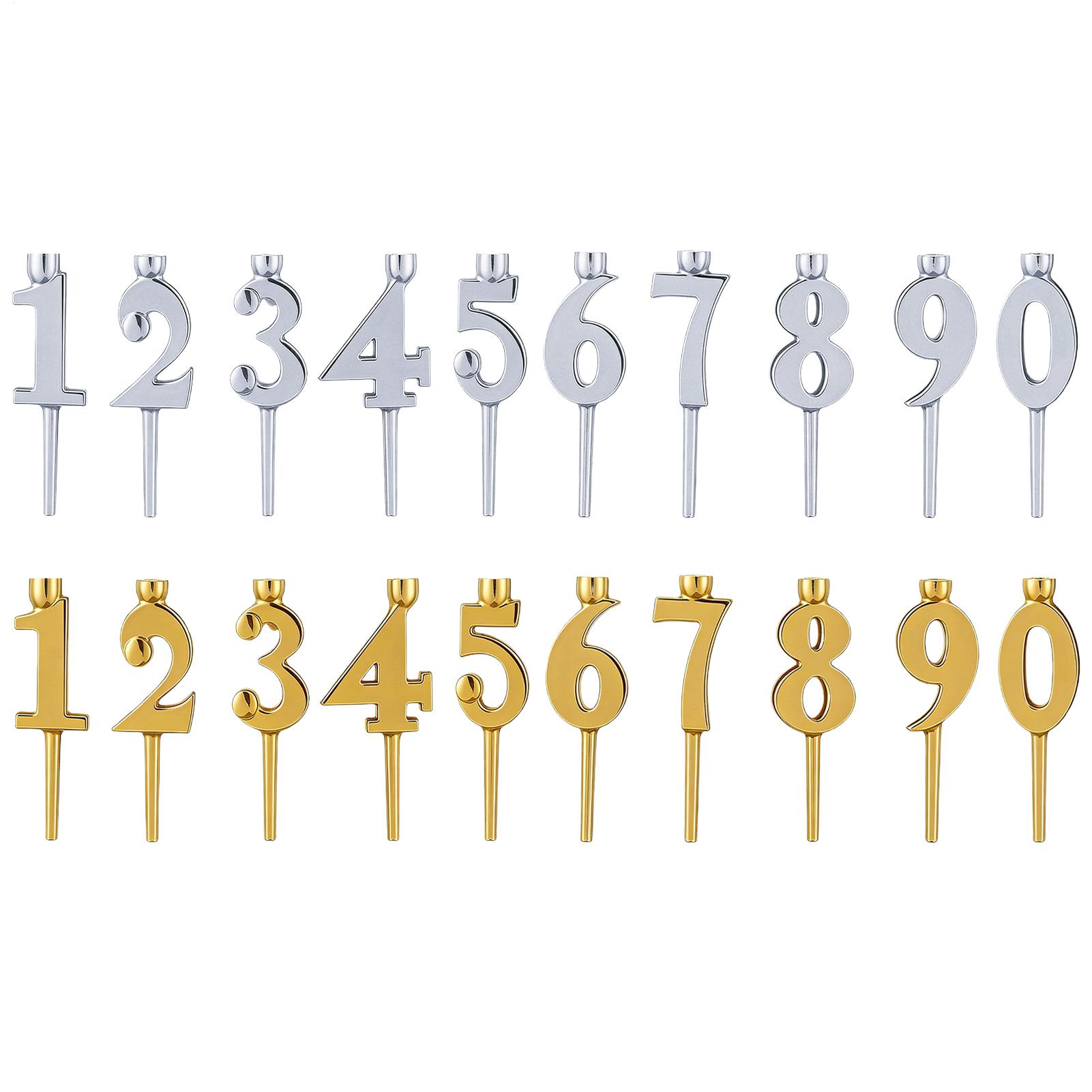 Bougeoirs d'anniversaire numér - Candle Supplies In avis et prix
