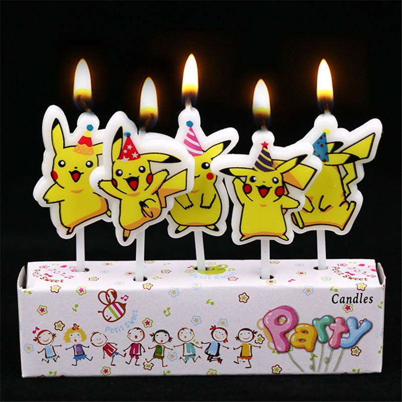 5 pièces/lot Pokemon gâteau d' - Candle Surprise avis et prix