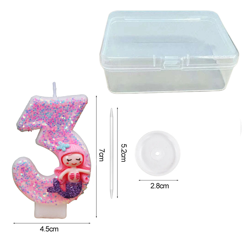 Bougies d'anniversaire numériq - Candle Supplies In avis et prix