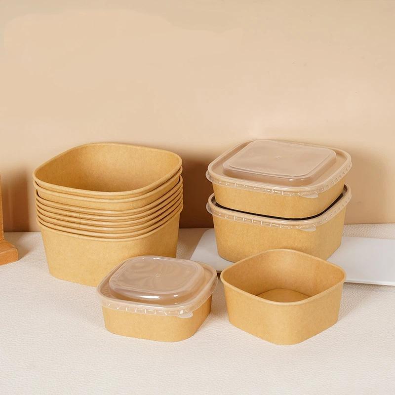 Boîte à déjeuner jetable en pa - Kraft Paper Box avis et prix
