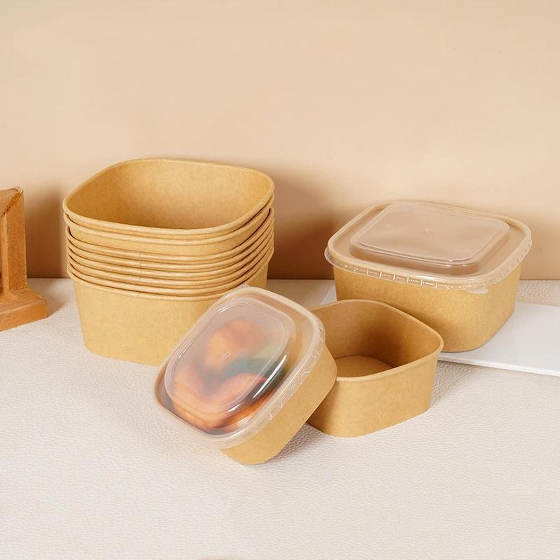 Boîte à déjeuner jetable en pa - Kraft Paper Box avis et prix