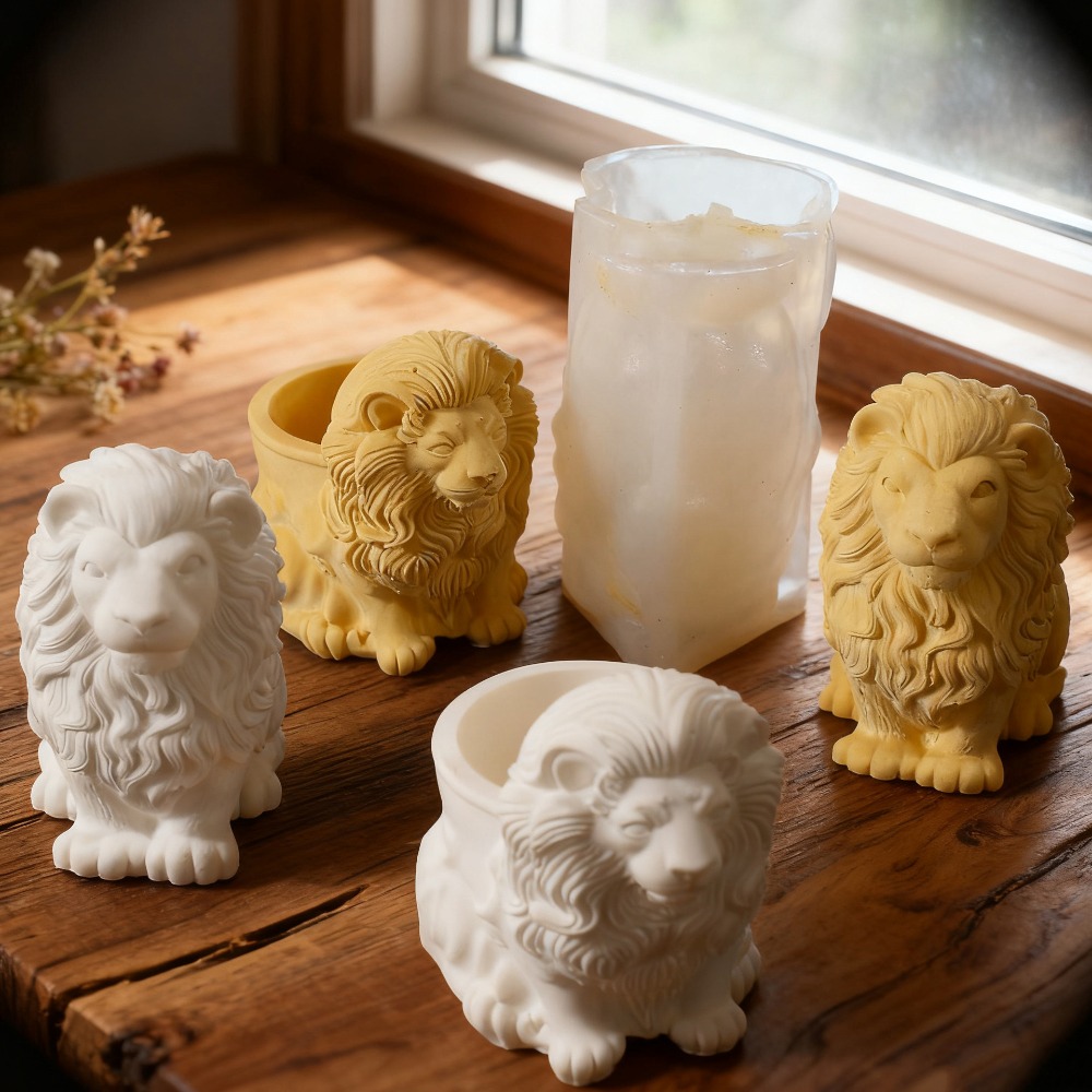 Moule en silicone Lion pour bo - Candle Vessel Supplies avis et prix