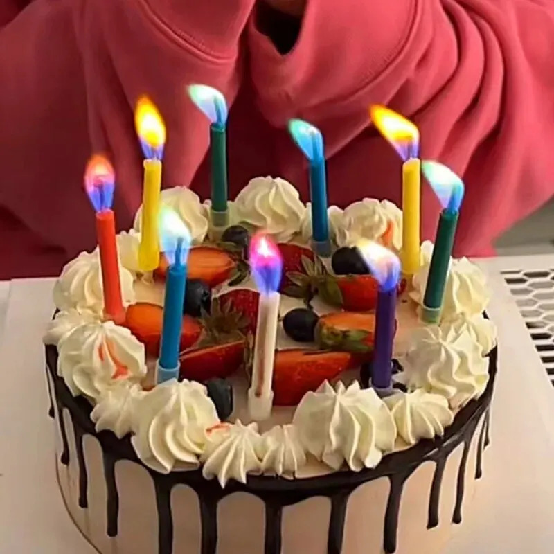 Bougies à flamme colorées mult - Candle Surprise avis et prix