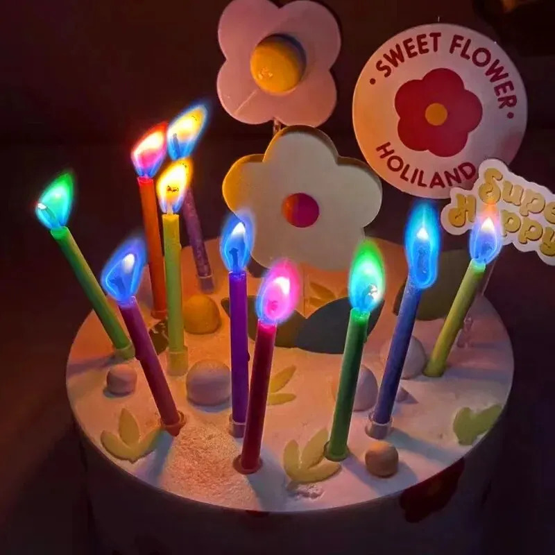 Bougies à flamme colorées mult - Candle Surprise avis et prix