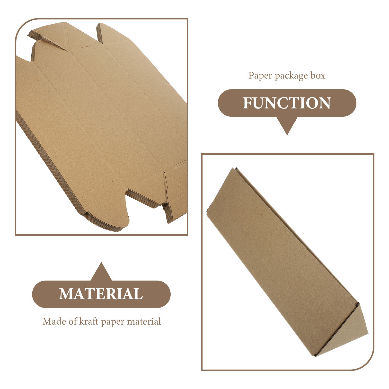 10 tubes d'expédition triangul - Kraft Paper Box avis et prix