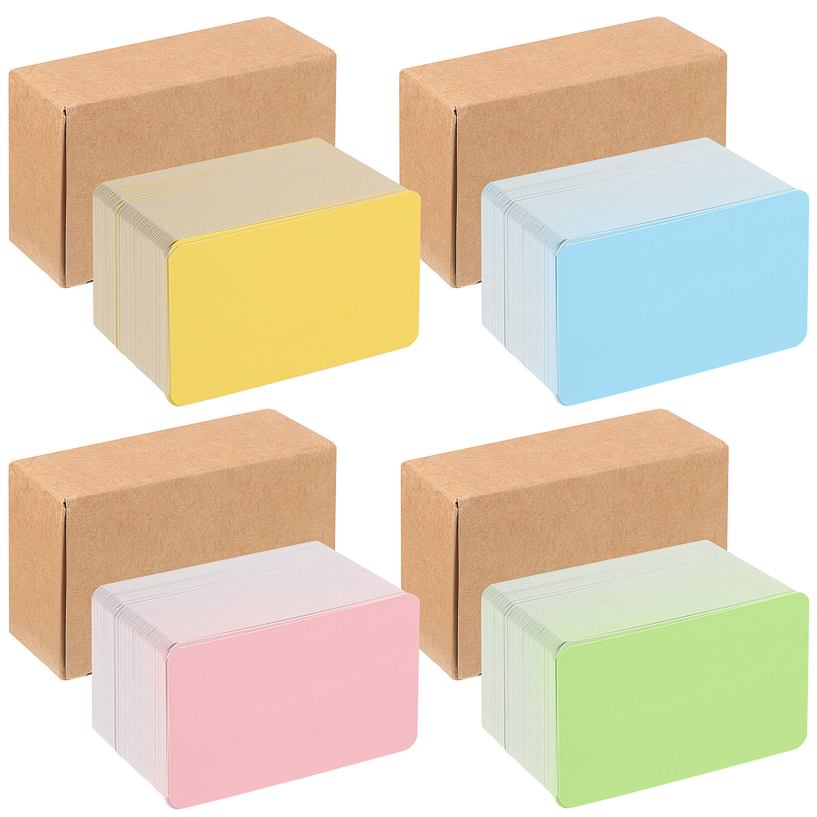 4 boîtes de cartes en papier k - Kraft Paper Box avis et prix