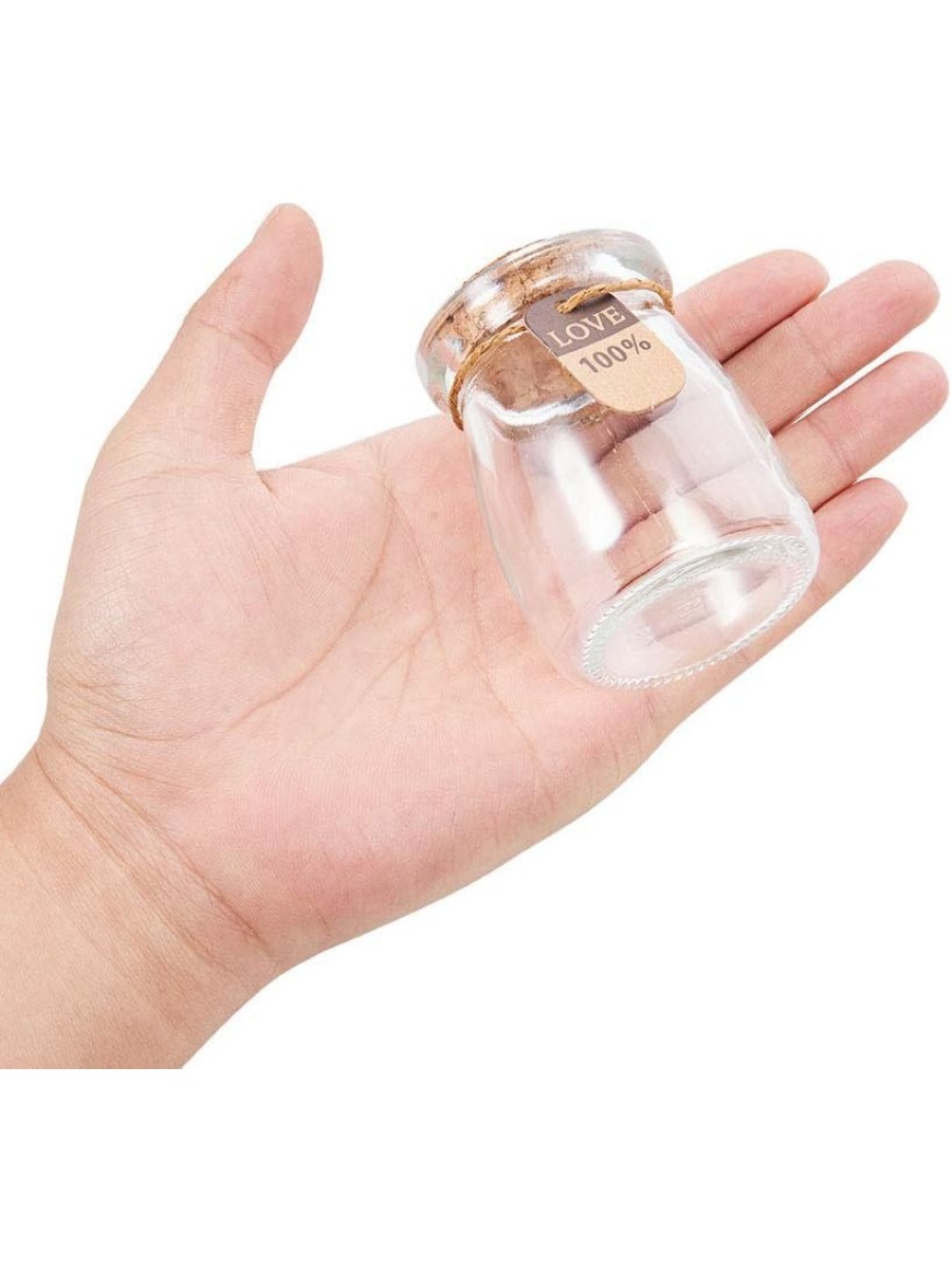 Pots en verre avec liège pour  - Candle Supplies Glass Jars avis et prix