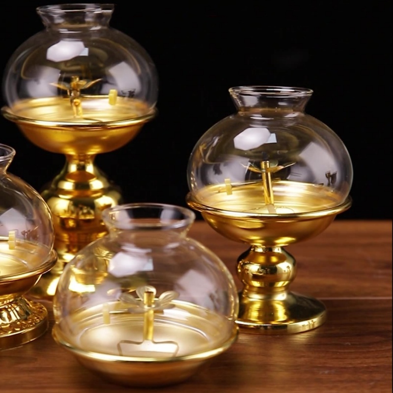 Lampe à huile dorée pour boudd - Candle Zero avis et prix