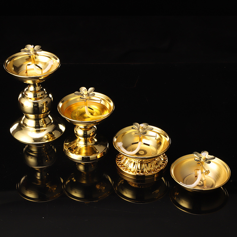 Lampe à huile dorée pour boudd - Candle Zero avis et prix