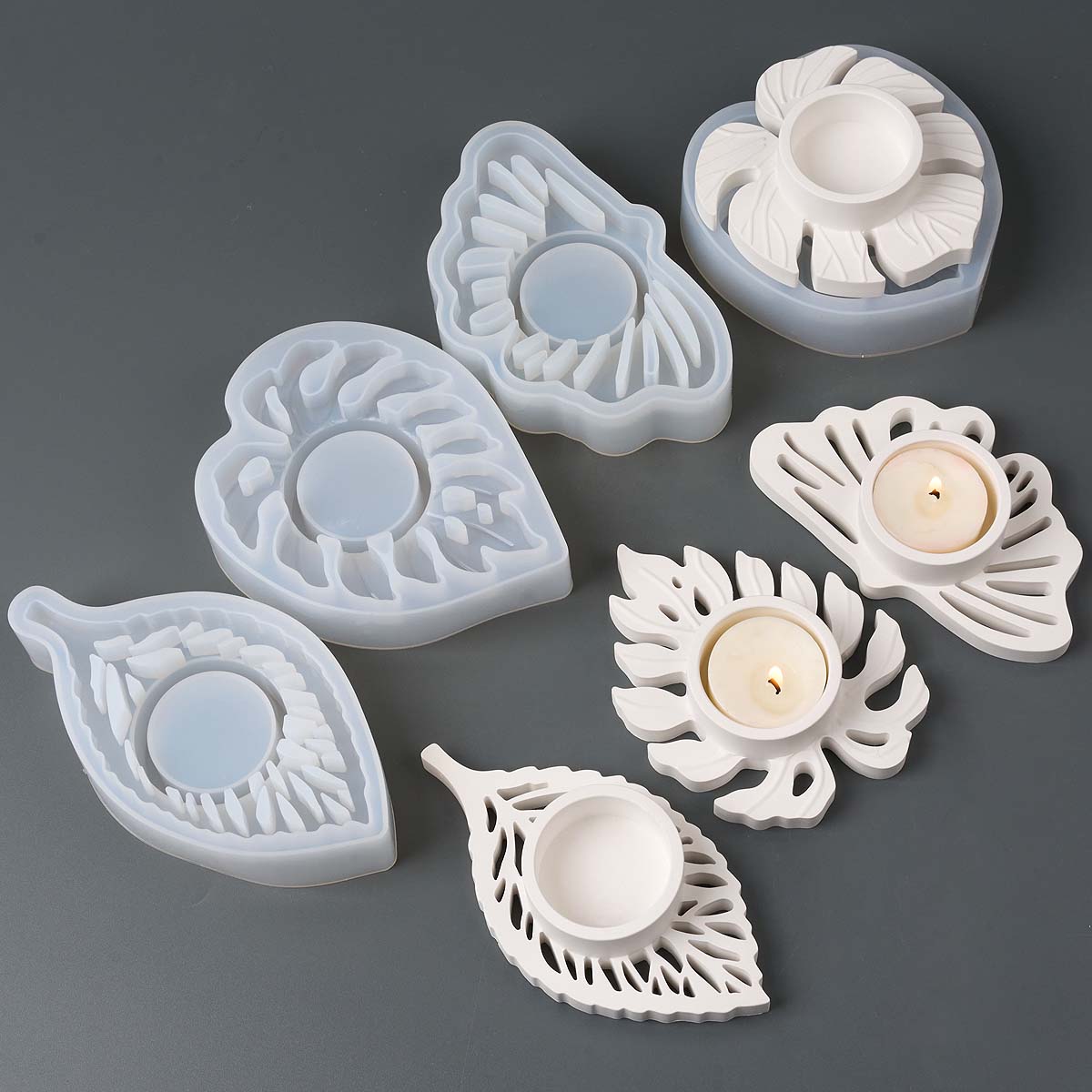 Feuilles chandelier Silicone m - Candle Zero avis et prix